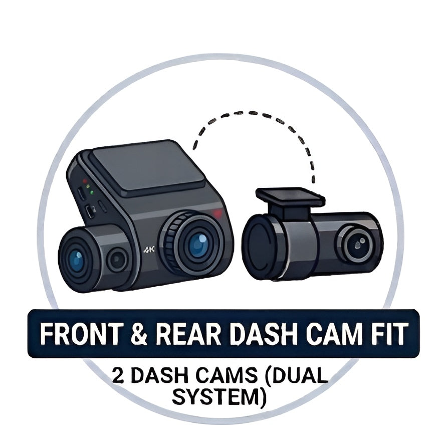 Dash Cam Front and Rear Fit (2-ch)