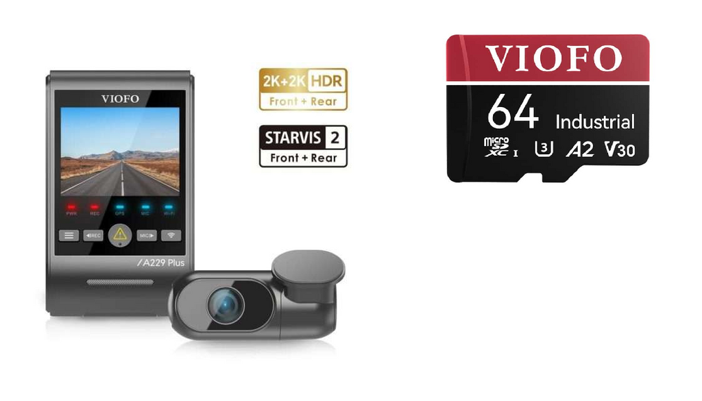 VIOFO A229 Plus: Dual 2K HDR Front + Rear