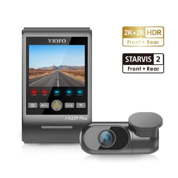 VIOFO A229 Plus: Dual 2K HDR Front + Rear