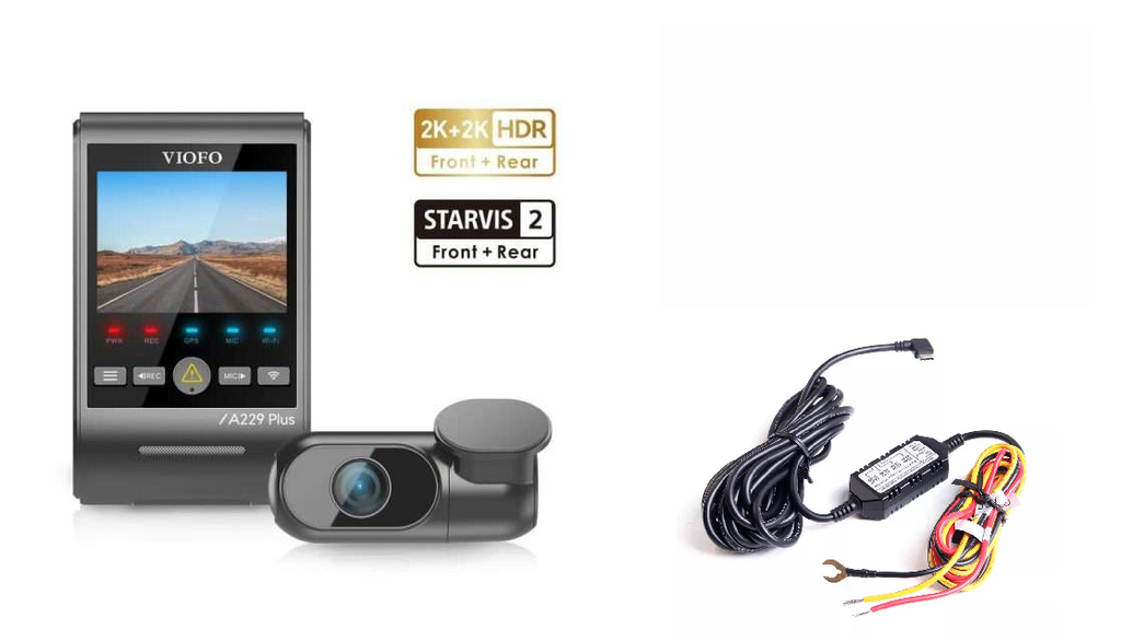 VIOFO A229 Plus: Dual 2K HDR Front + Rear